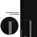 Ver imagem 4 de Porta de Alumínio de Giro Lambri Puxador de 60cm em Aluminio 215x95 Lucasa Eccellente Preto
