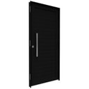 Ver imagem 2 de Porta de Alumínio de Giro Lambri Puxador de 60cm em Aluminio 215x95 Lucasa Eccellente Preto