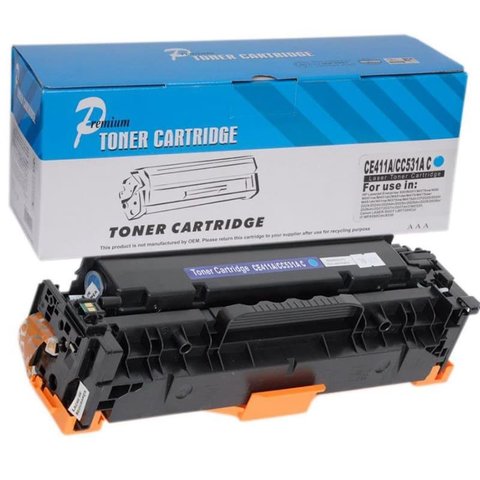 TONER COMPATIVEL PARA IMP HP CE411A/CC531/ 305A CIANO PREMIUM