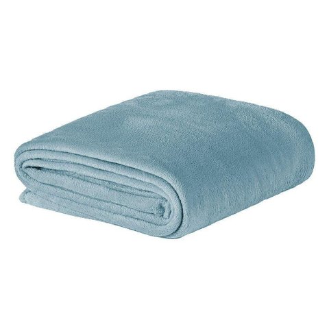 Manta Everest Casal Padrão 01 Peça 100% Poliéster - Quartzo Azul