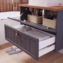Ver imagem 2 de Gabinete de Banheiro Sense com Cuba 60cm Titanium/freijo - Mgm