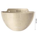 Ver imagem 2 de Cachepô Elegance de Parede Mini (1,5l) Travertino Nutriplan