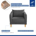 Ver mais imagens de Poltrona para Sala de Estar Pés em Madeira Melina