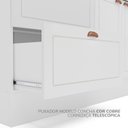 Ver imagem 6 de Cozinha Pérola 4 Peças Torre Quente Aéreo 3 Portas e Balcão 2 Gavetas 3 Portas com Tampo Yescasa Bra