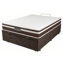 Ver imagem 3 de Cama Box Bau Casal Suede Marrom + Colchão Atenas Molas Ensacadas - Comfort Prime