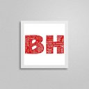 Ver imagem 2 de Quadro Quadrado Gírias De BH 24x18cm:Madeira branca
