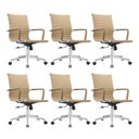 Ver imagem 1 de Kit 6 Cadeiras Escritório Diretor Esteirinha Corino Manhattan