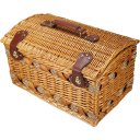 Ver imagem 3 de Jogo 24 Peças Cesta Picnic para 4 Pessoas Home&co Fibra Natural 27x45x30cm Natural