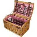 Ver imagem 1 de Jogo 24 Peças Cesta Picnic para 4 Pessoas Home&co Fibra Natural 27x45x30cm Natural