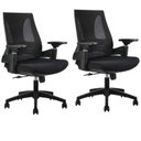 Ver imagem 1 de Kit com 2 Cadeiras Office Diretor Toledo com Braços 3D NR17 Preto Rivatti