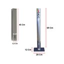 Ver imagem 2 de Kit Dispenser Quadrado Porta Copo Descartável De Café 50ml + Lixeira Inox