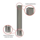 Ver imagem 5 de Kit Dispenser Quadrado Porta Copo Descartável De Café 50ml + Lixeira Inox