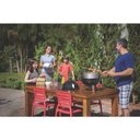 Ver imagem 2 de Kit 4 Cadeiras Plastica Monobloco Sofia Grafite Encosto Vazado Horizontal Tramontina