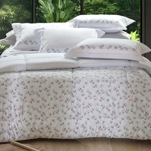 Colcha Queen 300 Fios Jessi - Kacyumara Estampada