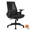 Ver imagem 2 de Kit com 5 Cadeiras Office Diretor Toledo com Braços 3D NR17