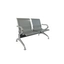 Ver imagem 5 de Kit 6 Cadeiras para Escritório Longarina 2 Lugares Aço Inox Dubai