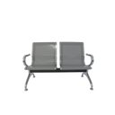 Ver imagem 2 de Kit 6 Cadeiras para Escritório Longarina 2 Lugares Aço Inox Dubai