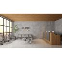 Ver imagem 4 de Kit 4 Cadeiras para Escritório Longarina 4 Lugares Aço Inox Dubai