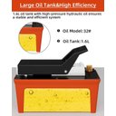 Ver imagem 4 de Takywep Bomba Hidráulica Pneumática 10.000 Psi 1,6l Laranja