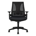 Ver imagem 4 de Kit com 8 Cadeiras Office Diretor Toledo com Braços 3D NR17 Preto Rivatti