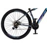 Bicicleta Aro 29 Krw Alumínio 27 Vel Freio Hidráulico Suspensão Dianteira S8 17 Preto-azul e Roxo - 1