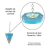Orgonite Pêndulo Raio Azul - Cristal Purificação - 2