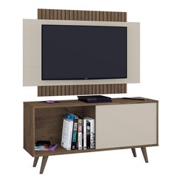 Rack com Painel TV até 50" com Pés Retrô Multimóveis CR45219 - 1