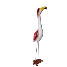 Flamingo Tio Garça de Cerâmica para Decorações Jardins - 3