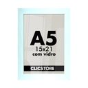 Ver imagem 1 de Kit 2 Molduras 15x21 Foto A5 Vidro Porta Retrato Parede Qualidade Premium Quadros Decoração Arte Ima