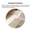 Ver mais imagens de Kit 2 Mesas de Cabeceiras 1 Gaveta 1 Prateleira Marrom
