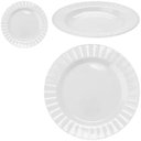Ver imagem 5 de Kit 6 Prato Fundo Redondo 25cm Melamina Linha Vitalle Branco