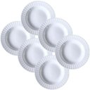 Ver imagem 1 de Kit 6 Prato Fundo Redondo 25cm Melamina Linha Vitalle Branco
