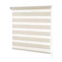 Ver imagem 4 de Persiana Zebra Rolo Dupla 160x160 Bege Linho