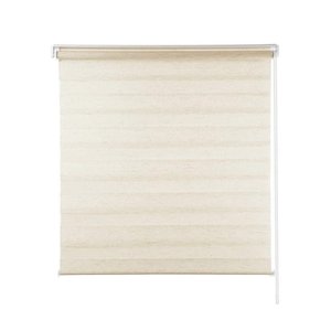 Persiana Zebra Rolo Dupla 160x160 Bege Linho