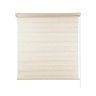 Persiana Zebra Rolo Dupla 160x160 Bege Linho - 1