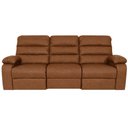 Ver imagem 1 de Poltrona do Papai Reclinável Cinema 3 Lugares 233cm Manila K01 Couríssimo Camel - Lyam Decor