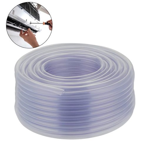 Mangueira Cristal Flexível em Pvc Transparente 3/8" X 1mm Uso em Indústria Agricultura Doméstico Ofi