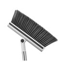 Ver imagem 2 de Vassoura Dobrável Inox Pá Coletora Articulada e Cabo Retrátil – Kit Limpeza Profissional