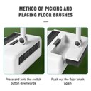 Ver imagem 7 de Vassoura Dobrável Inox Pá Coletora Articulada e Cabo Retrátil – Kit Limpeza Profissional