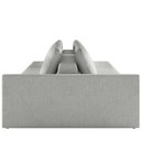 Ver imagem 6 de Sofá Ilha Modular para Sala 252cm com Puff Dublin K01 Linho Cinza - Lyam Decor
