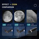 Ver imagem 2 de Luneta Lunar Telescópio Observação 90x Astronômica 36050