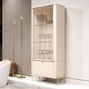 Ver imagem 4 de Jogo Aparador e Cristaleira Valentine Off White Dourado