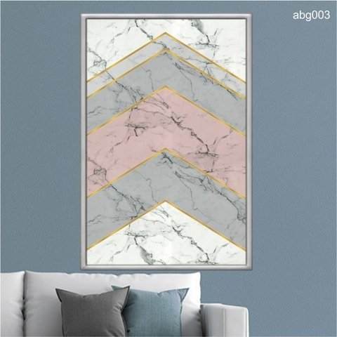 Quadro Decorativo - Abstrato Geometrico Abg003 Tela Canvas - 60x40cm