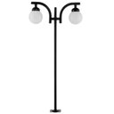 Ver imagem 1 de Poste Luminária Preto em Alumínio sem Globo para Jardim Global Dital
