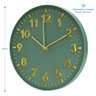 Relógio de Parede Cozinha 30cm Silencioso Urban Fosco - 3