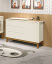 Ver imagem 2 de Cômoda Sapateira Classic New Areia Fosco com Madeira - Reller