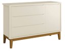 Ver imagem 1 de Cômoda Sapateira Classic New Areia Fosco com Madeira - Reller