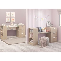 Trocador De Bebê Ou Escrivaninha Infantil Regulável Be Mobiliário - 2