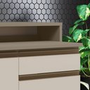 Ver imagem 3 de Kit Ilha Gourmet Connect com Balcões 80cm e 60cm Duna-Cristal Móveis Henn Duna-Cristal