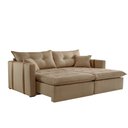 Ver imagem 1 de Sofa Cama e Reclinavel Lisboa 1,80m 03 Lugares Mola Ensacada Txr
